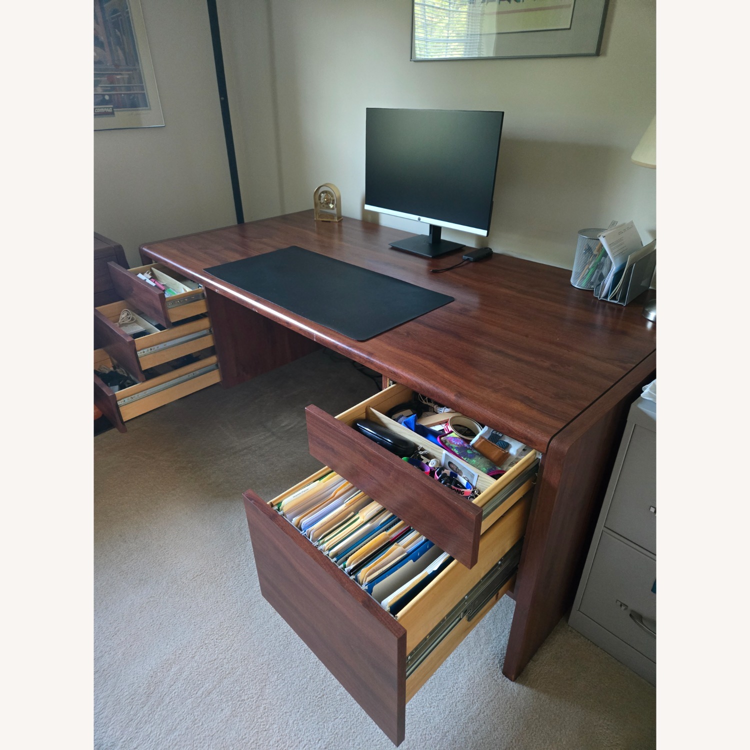 Cherry Wood Desk - image-1