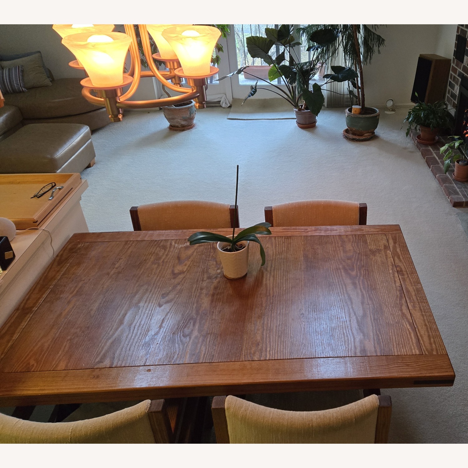 This End Up Light Brown Dining Table - image-0