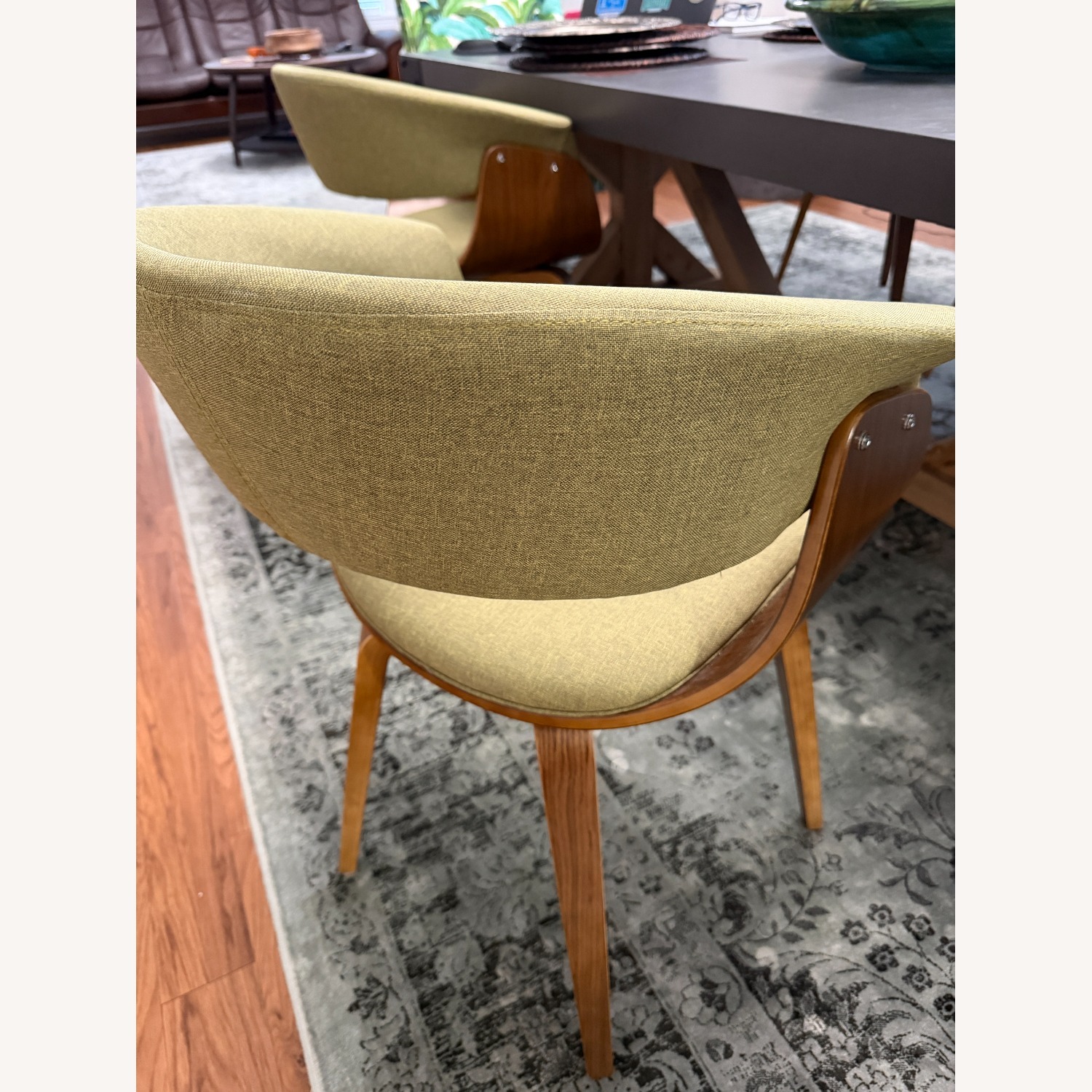 LumiSource Green Fabric Dining Chairs - image-2