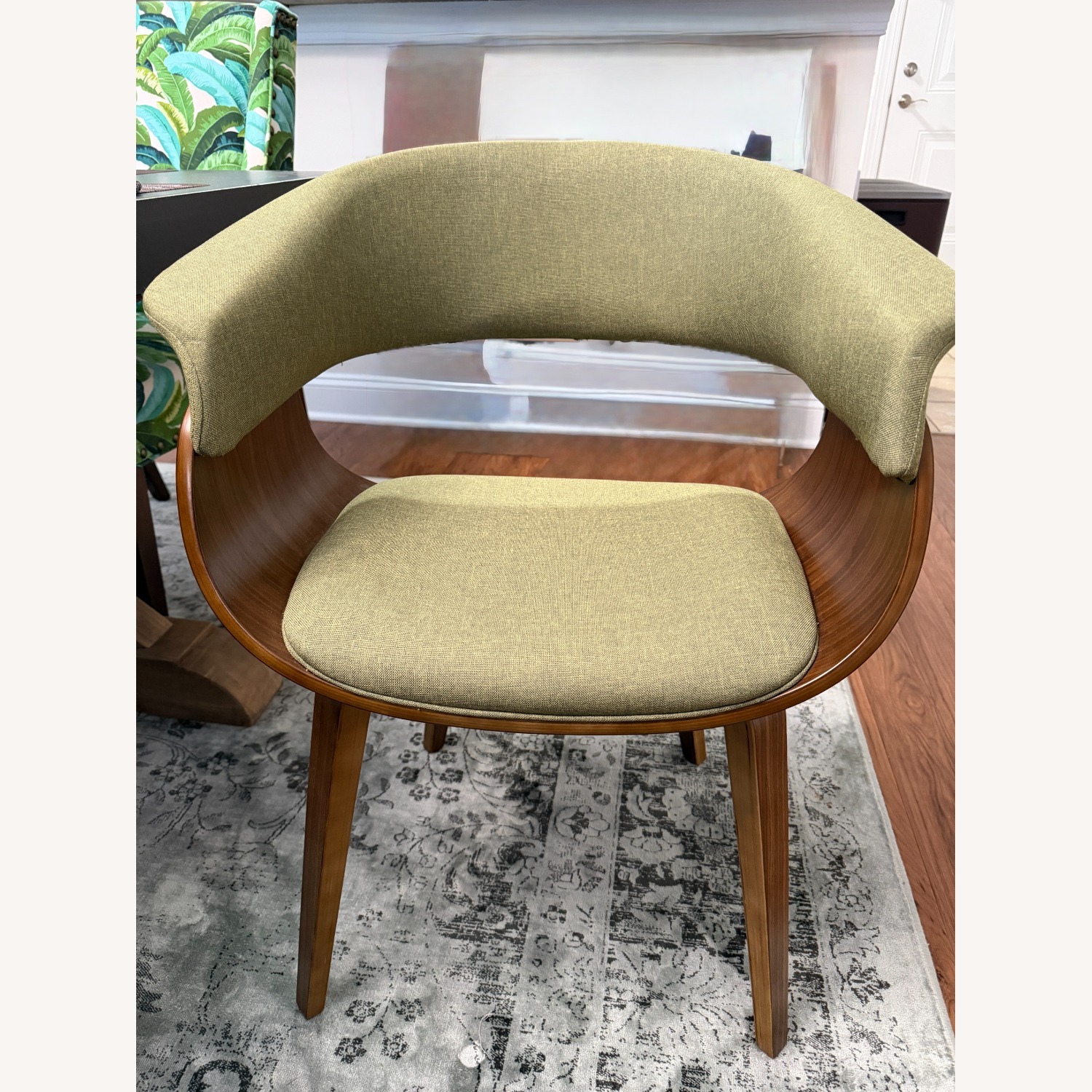 LumiSource Green Fabric Dining Chairs - image-3