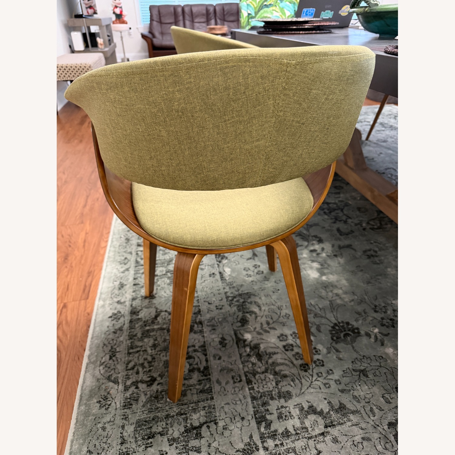 LumiSource Green Fabric Dining Chairs - image-4