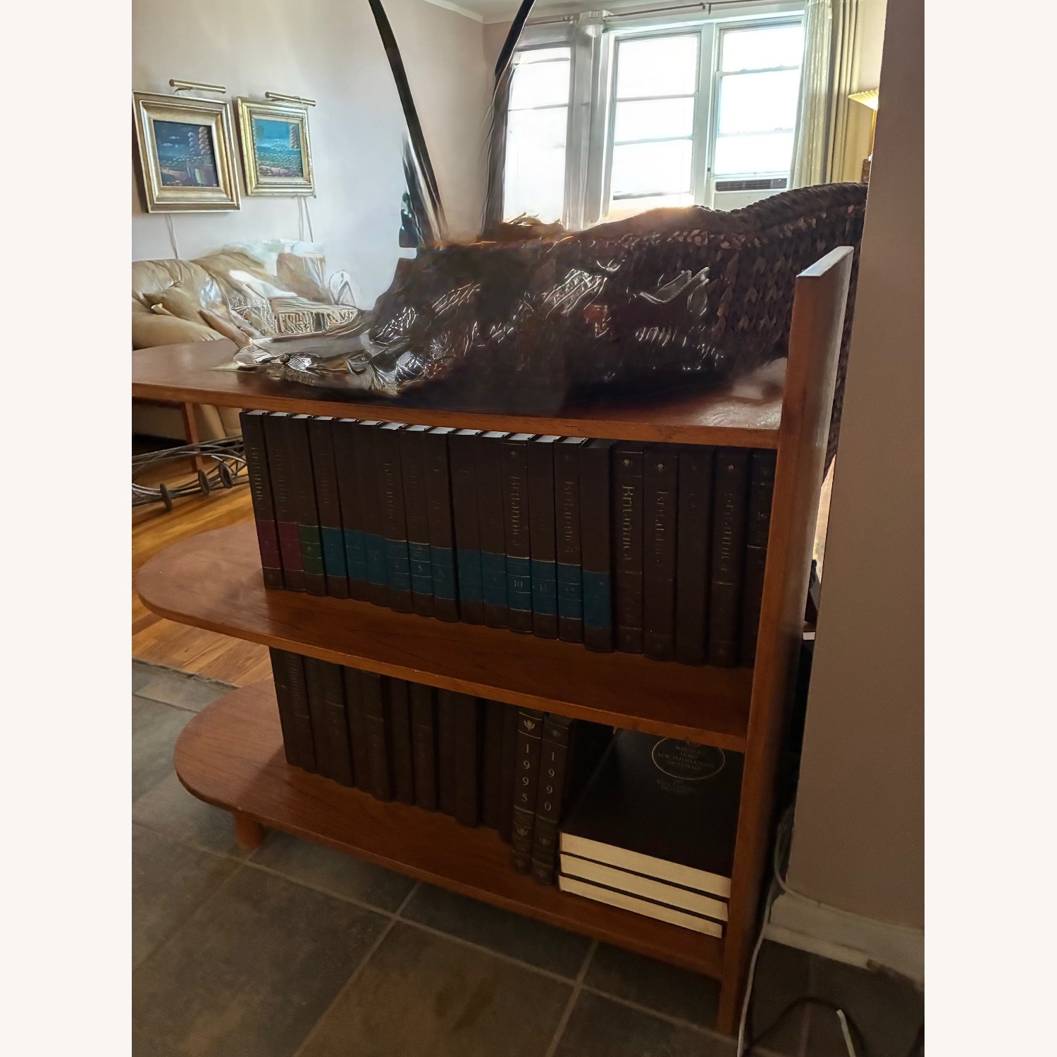 Midcentury Modern-Teak Wood Bookcase - image-1