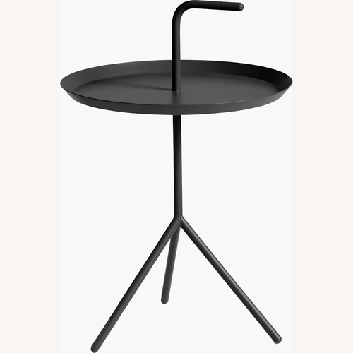 Used Hay Don't Leave Me Side Table Black Metal for sale on AptDeco