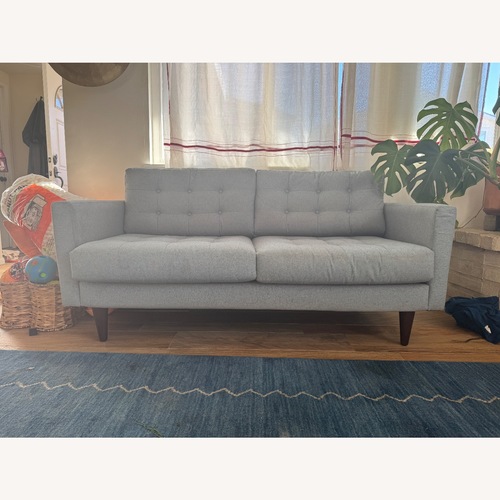 Used Joybird Eliot Light Gray Fabric Loveseat for sale on AptDeco