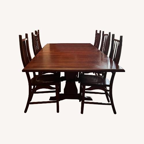 Used Cherrywood Dining Table Set for sale on AptDeco