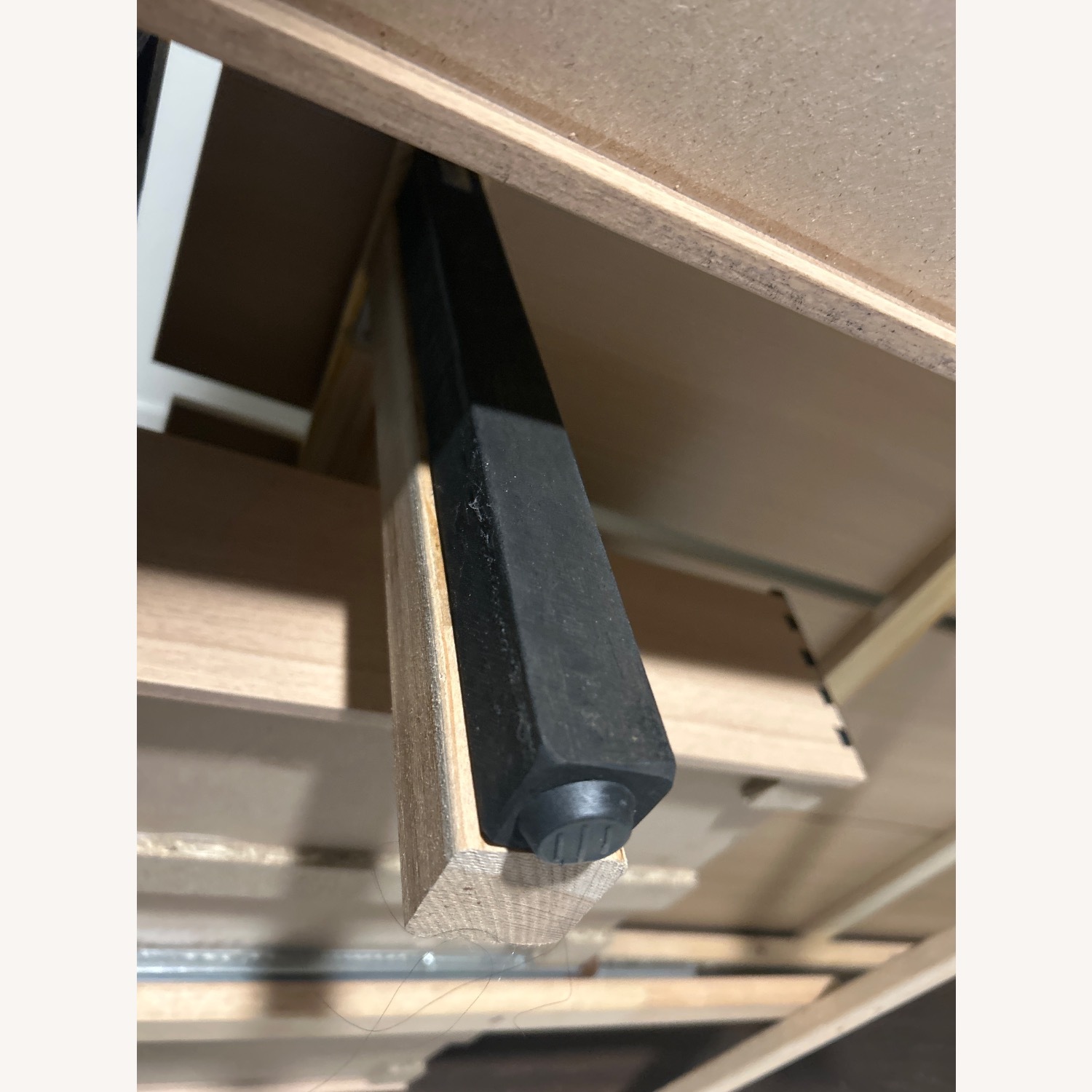 Black Wood Queen Bed - image-4