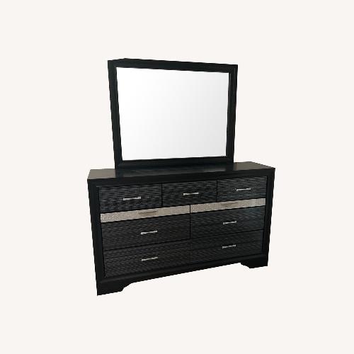 Used Black Wood Dresser for sale on AptDeco