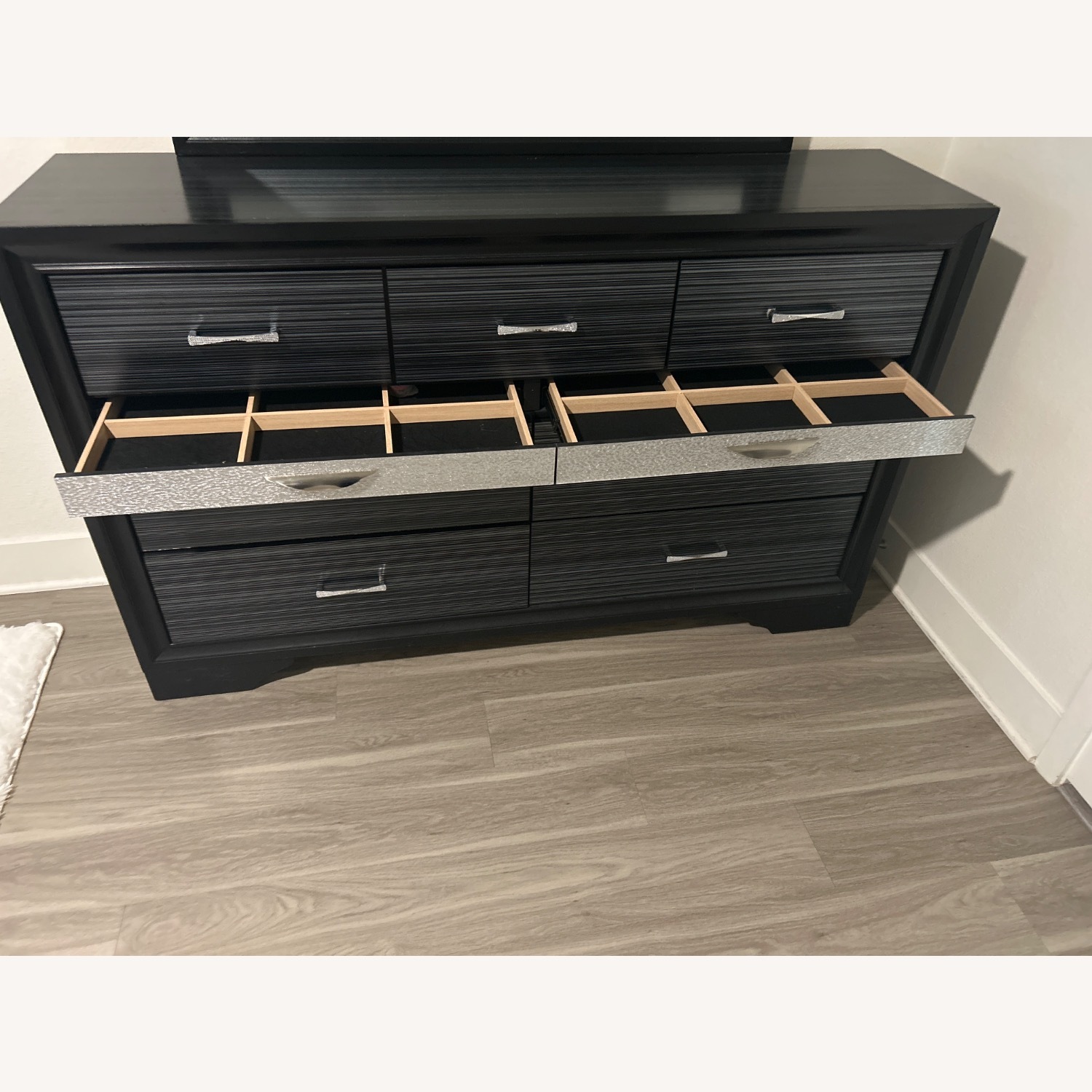 Black Wood Dresser - image-4