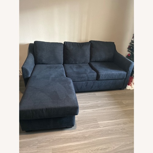 Used Black Fabric 3 person Couch for sale on AptDeco