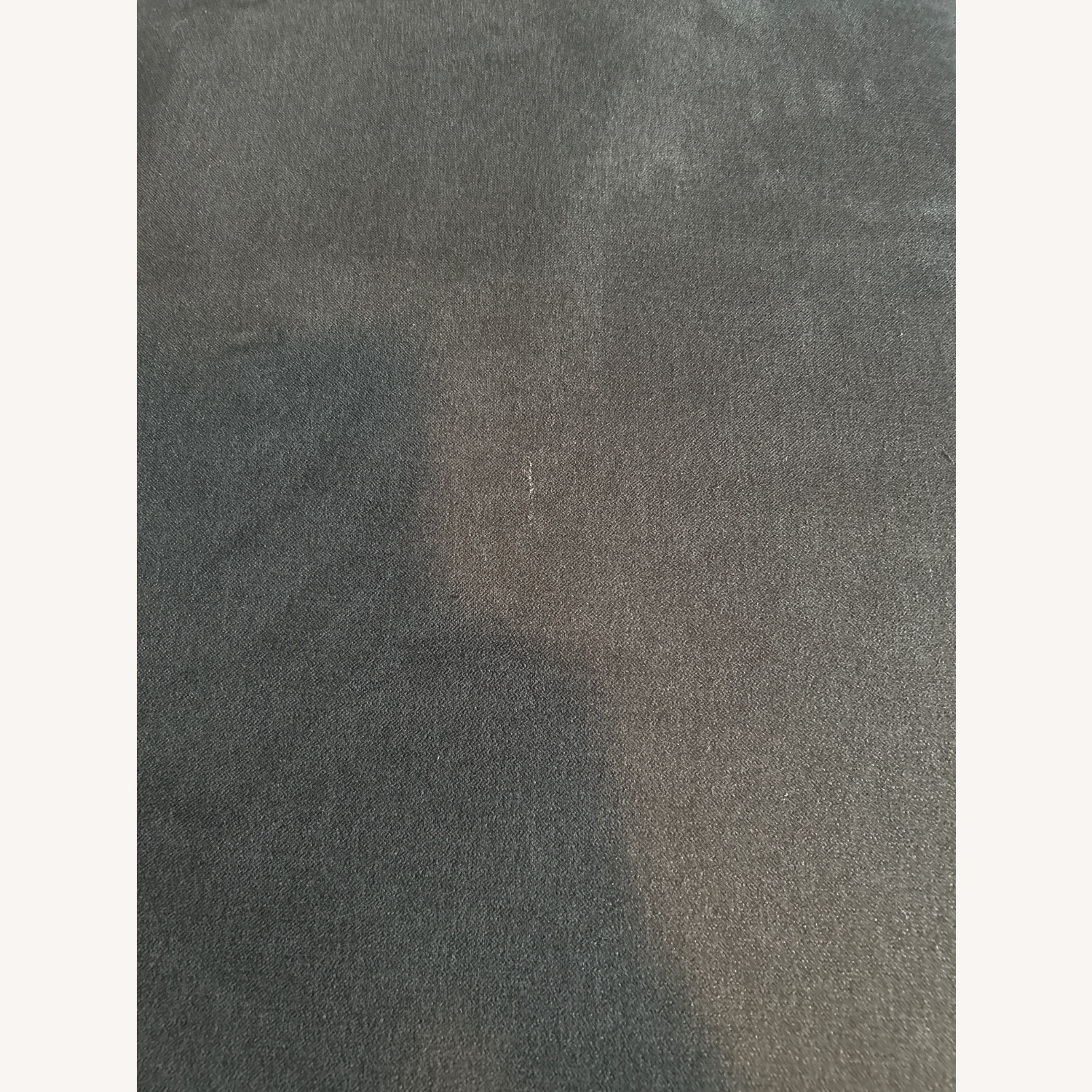 Black Fabric 3 person Couch  - image-3