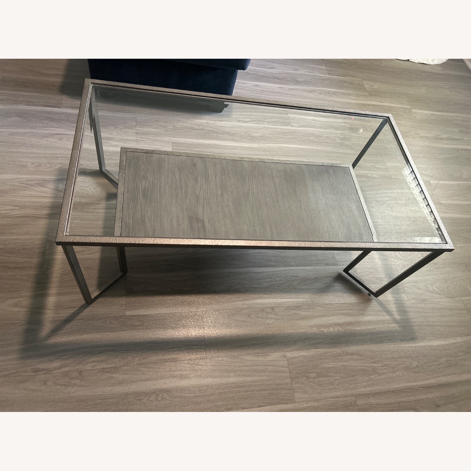 Black Glass Coffee Table - image-2
