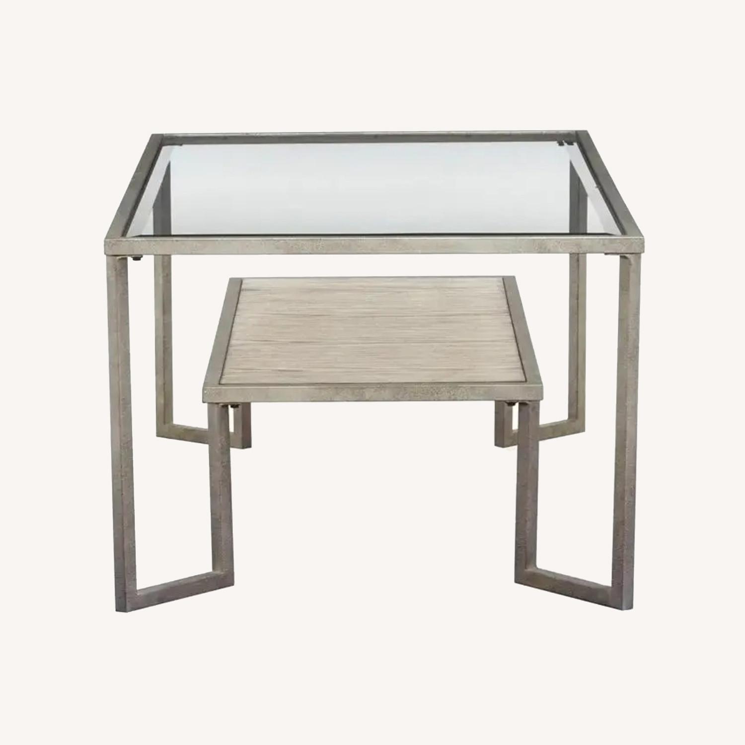 Black Metal Side Tables - image-0