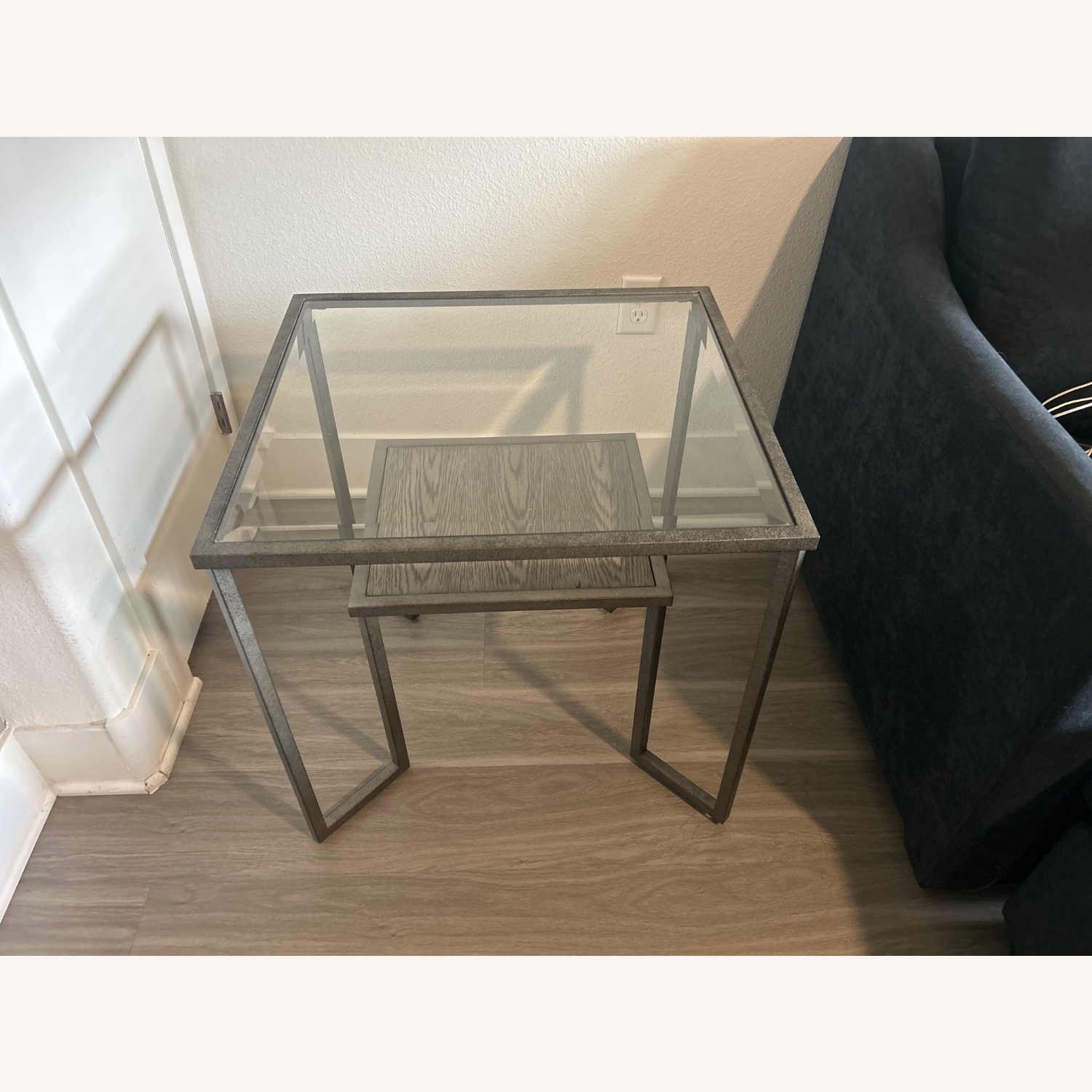 Black Metal Side Tables - image-2