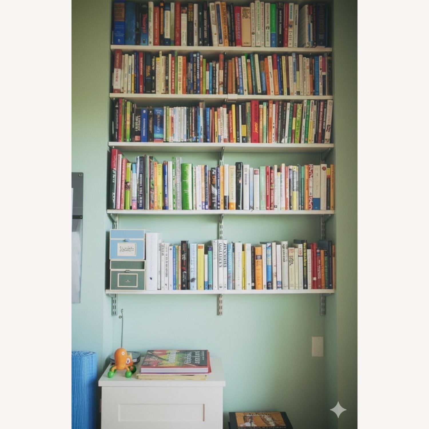 Elfa International Classic White Metal Wall Shelf - image-2