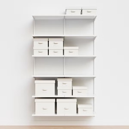 Used Elfa International Classic White Metal Wall Shelf for sale on AptDeco