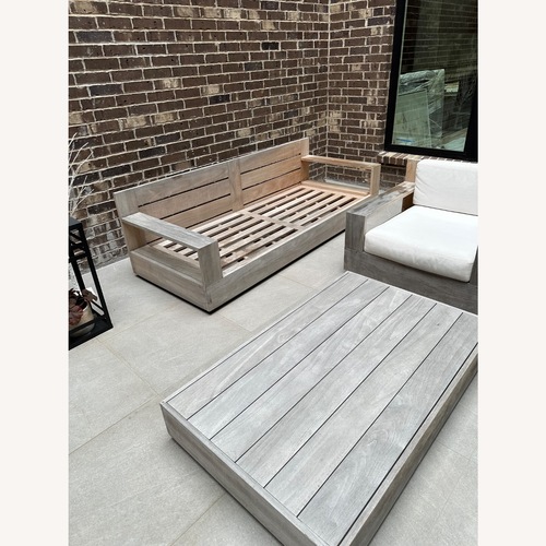 Used Restoration Hardware Natural Wood Patio Furniture for sale on AptDeco