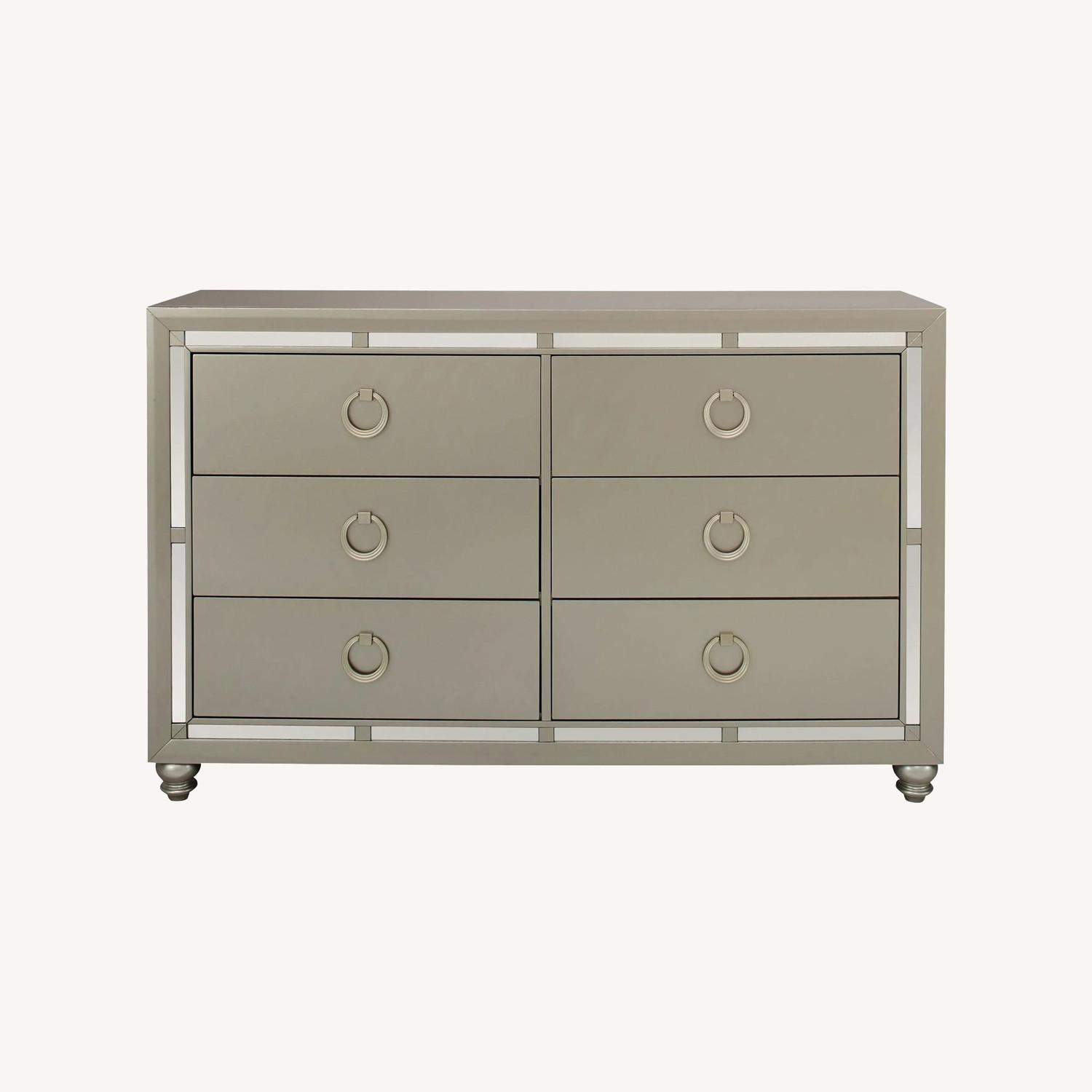 Raymour & Flanigan Silver Dresser - image-0