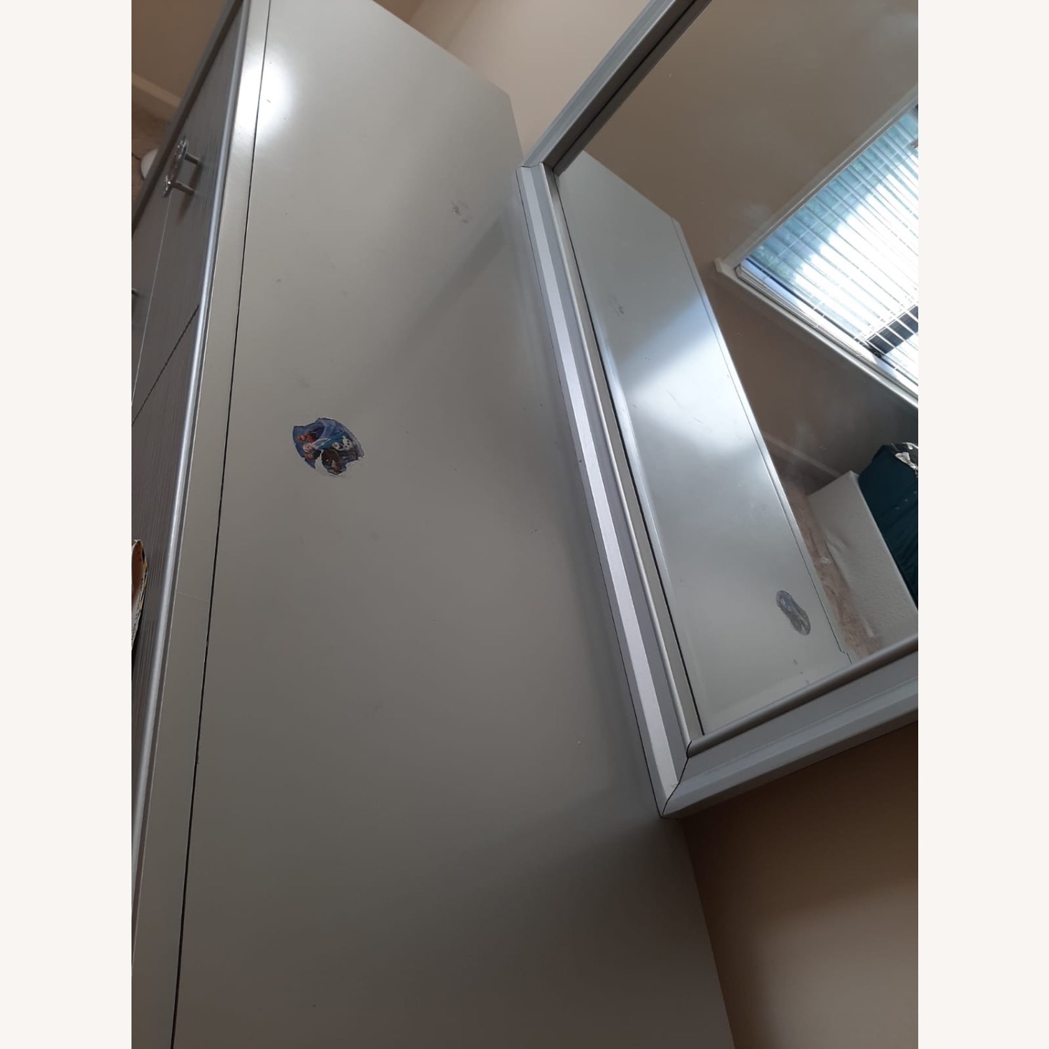 Raymour & Flanigan Silver Dresser - image-2