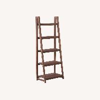 Crate & Barrel Strut Teak Bookcase