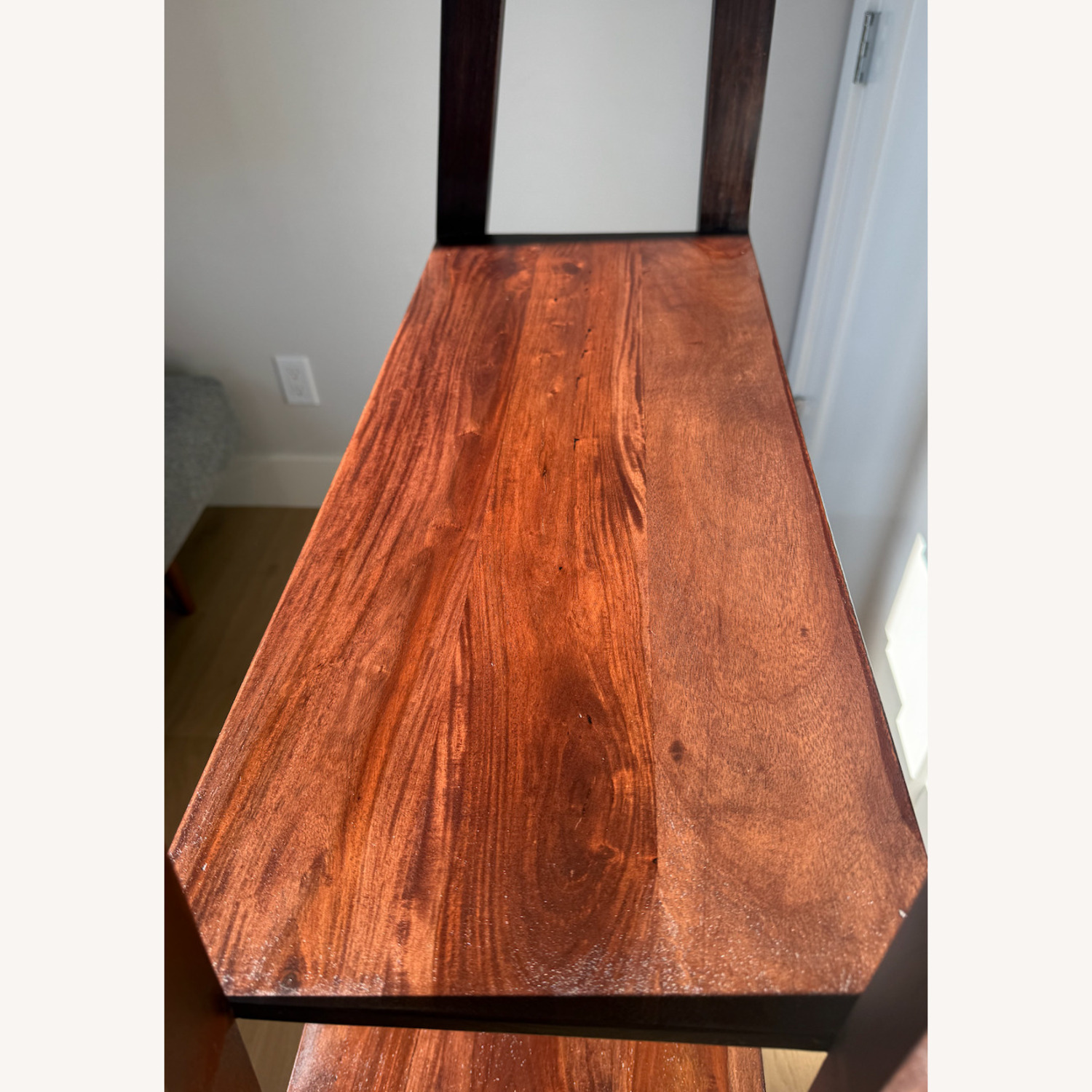 Crate & Barrel Strut Teak Bookcase - image-5