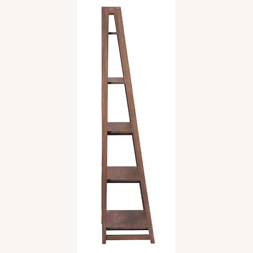 Used Crate & Barrel Strut Teak Bookcase  for sale on AptDeco