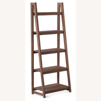 Crate & Barrel Strut Teak Bookcase