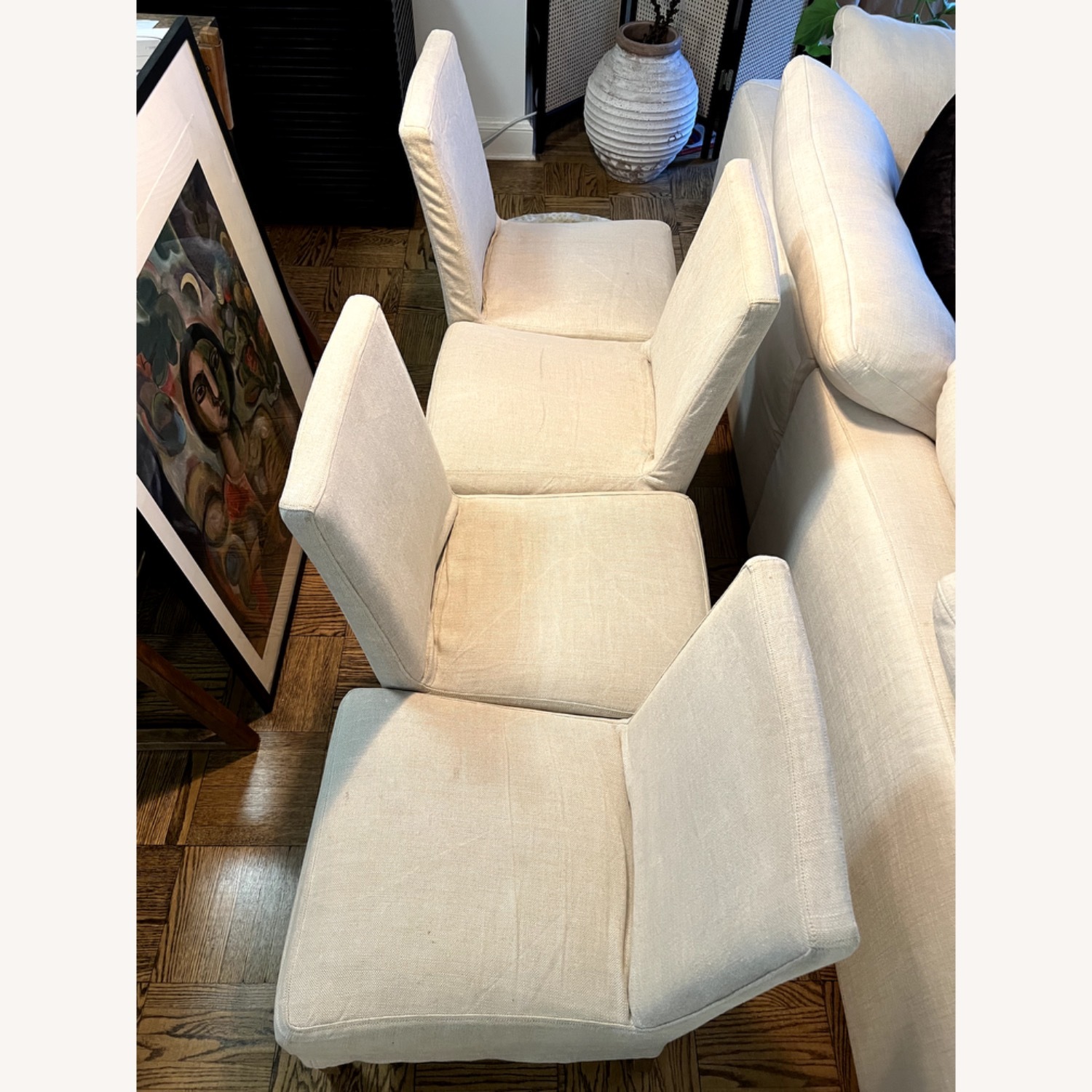 Restoration Hardware Dining Chairs - image-5