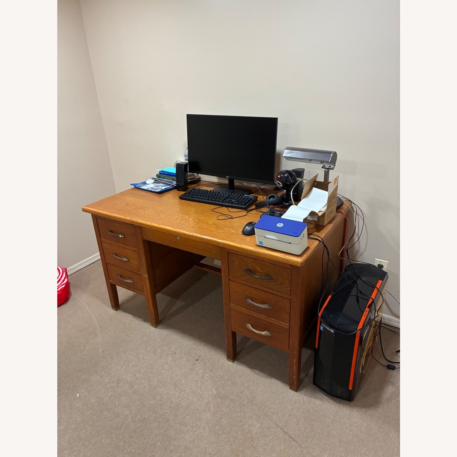 American Furniture Classics Light Brown Desk - image-1