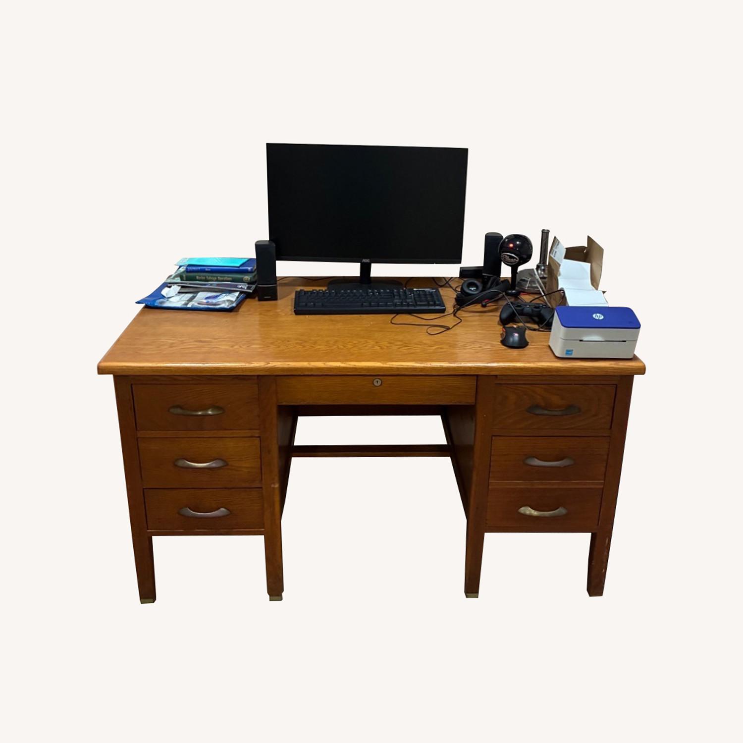 American Furniture Classics Light Brown Desk - image-0