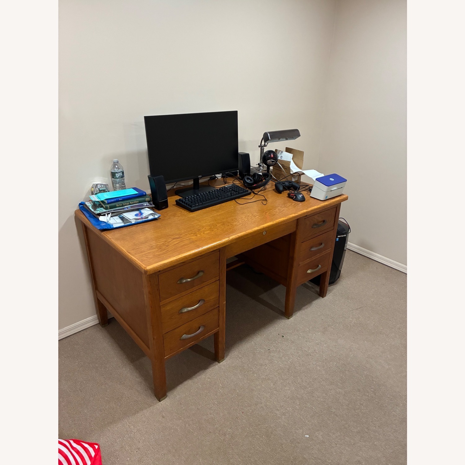 American Furniture Classics Light Brown Desk - image-2