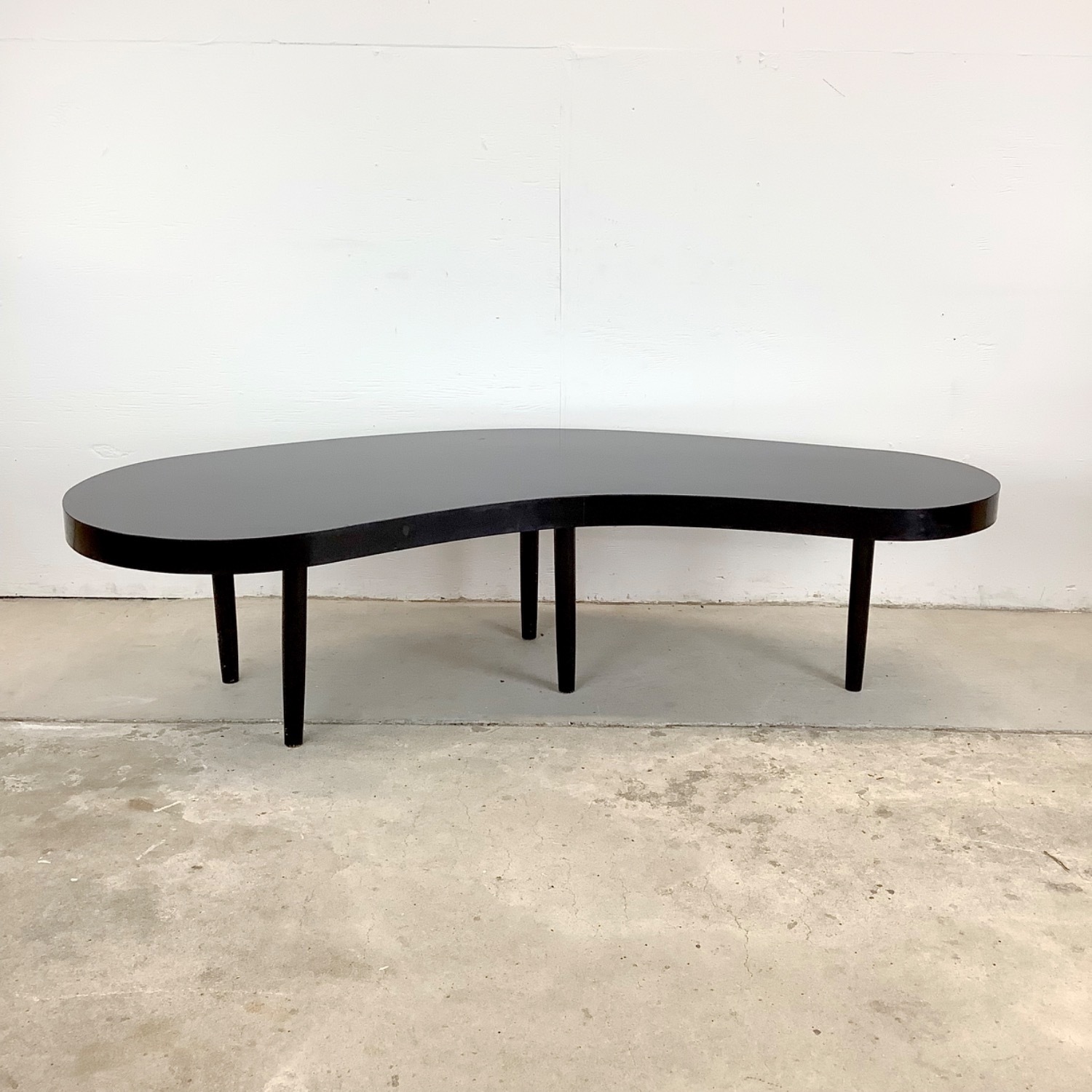 Atomic Modern Coffee Table with Kidney-Shape - image-11