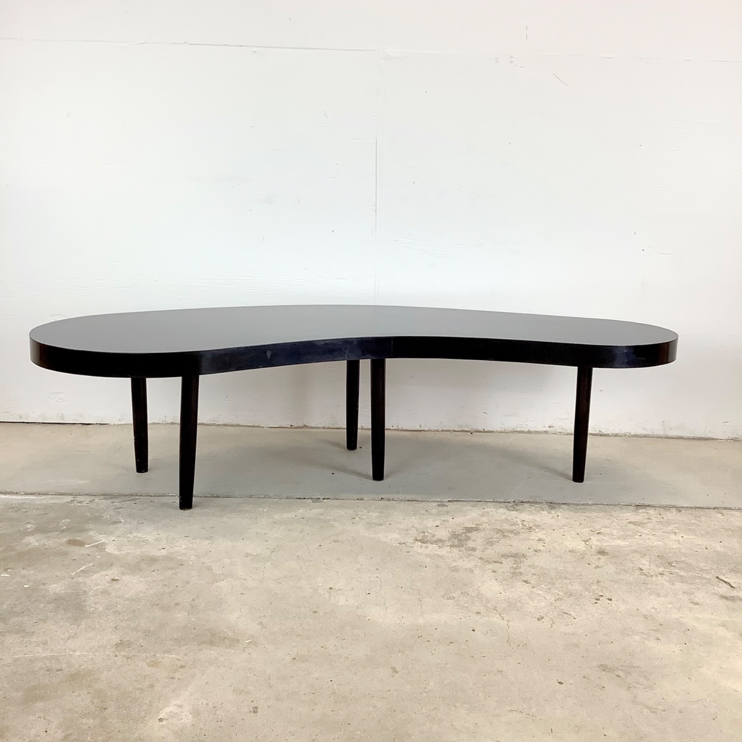 Atomic Modern Coffee Table with Kidney-Shape - image-12