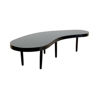 Atomic Modern Coffee Table with Kidney-Shape