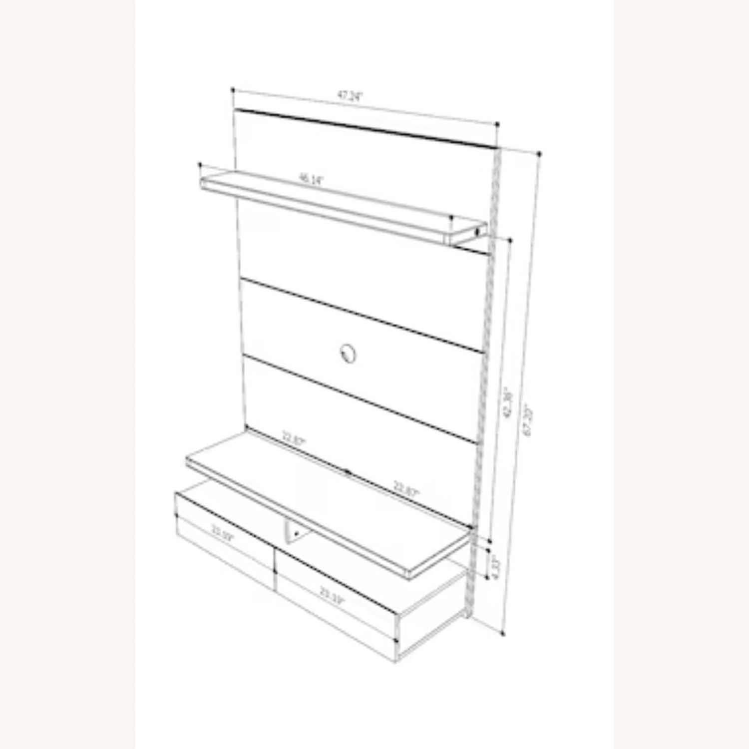 Lowe's Cabrini Modern Floating Entertainment Center - image-2