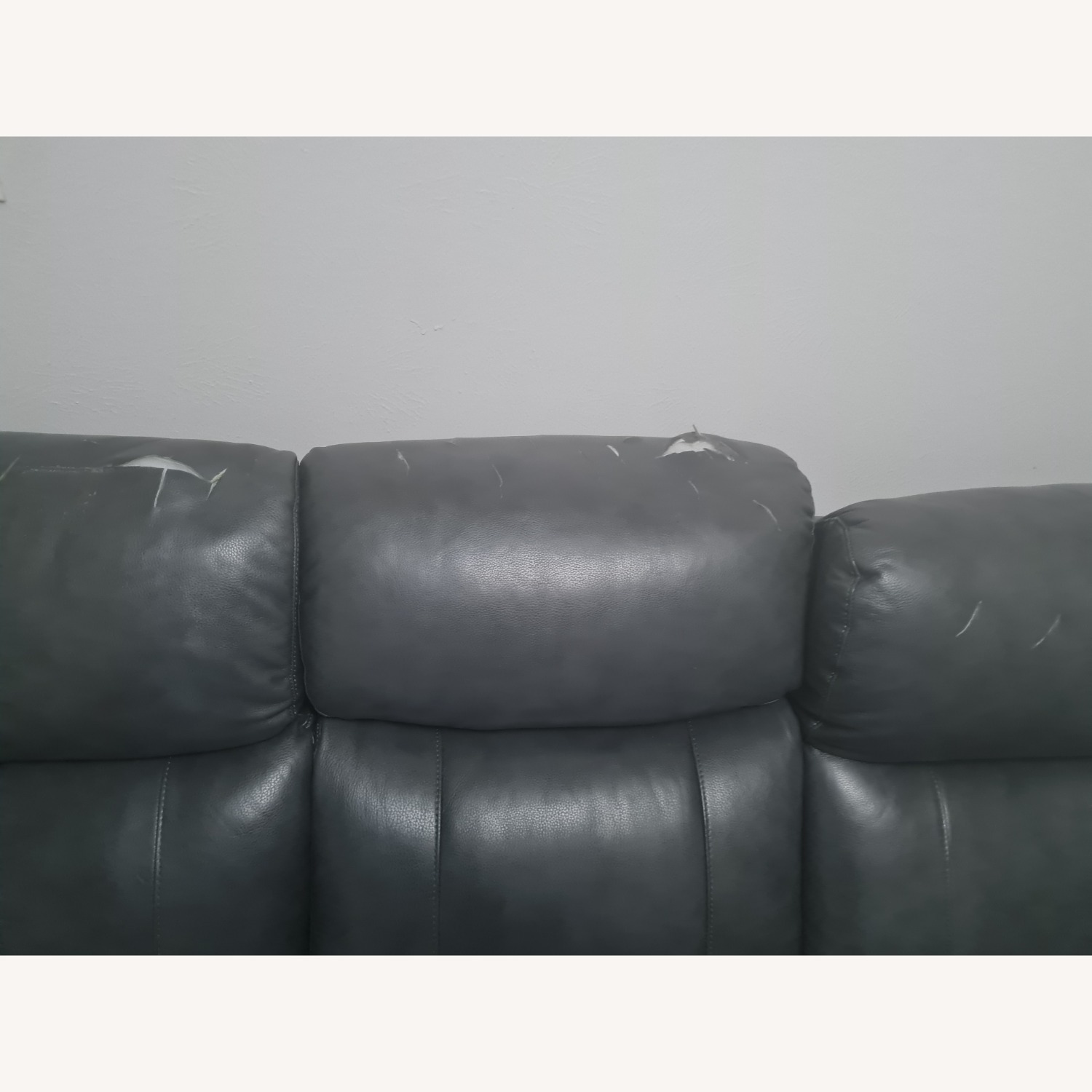 Rooms To Go Morisano Dark Brown Leather 3+ Seater Sofa - image-4