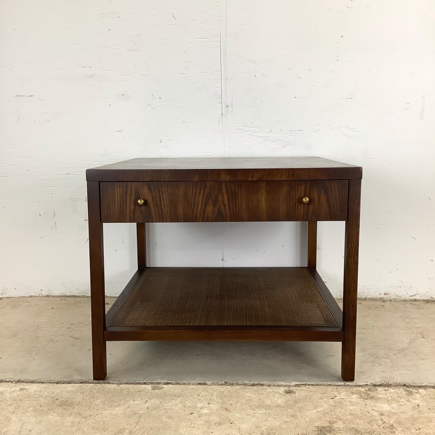 Two-Tier Mid-Century Modern End Table - image-0