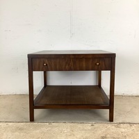 Two-Tier Mid-Century Modern End Table