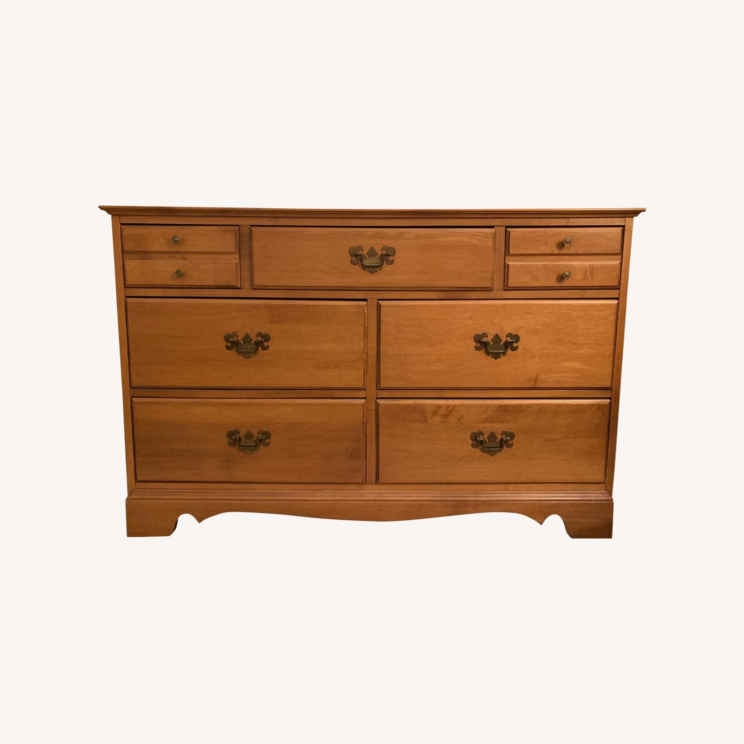 Vintage/Antique Maple Wood Dresser - image-0