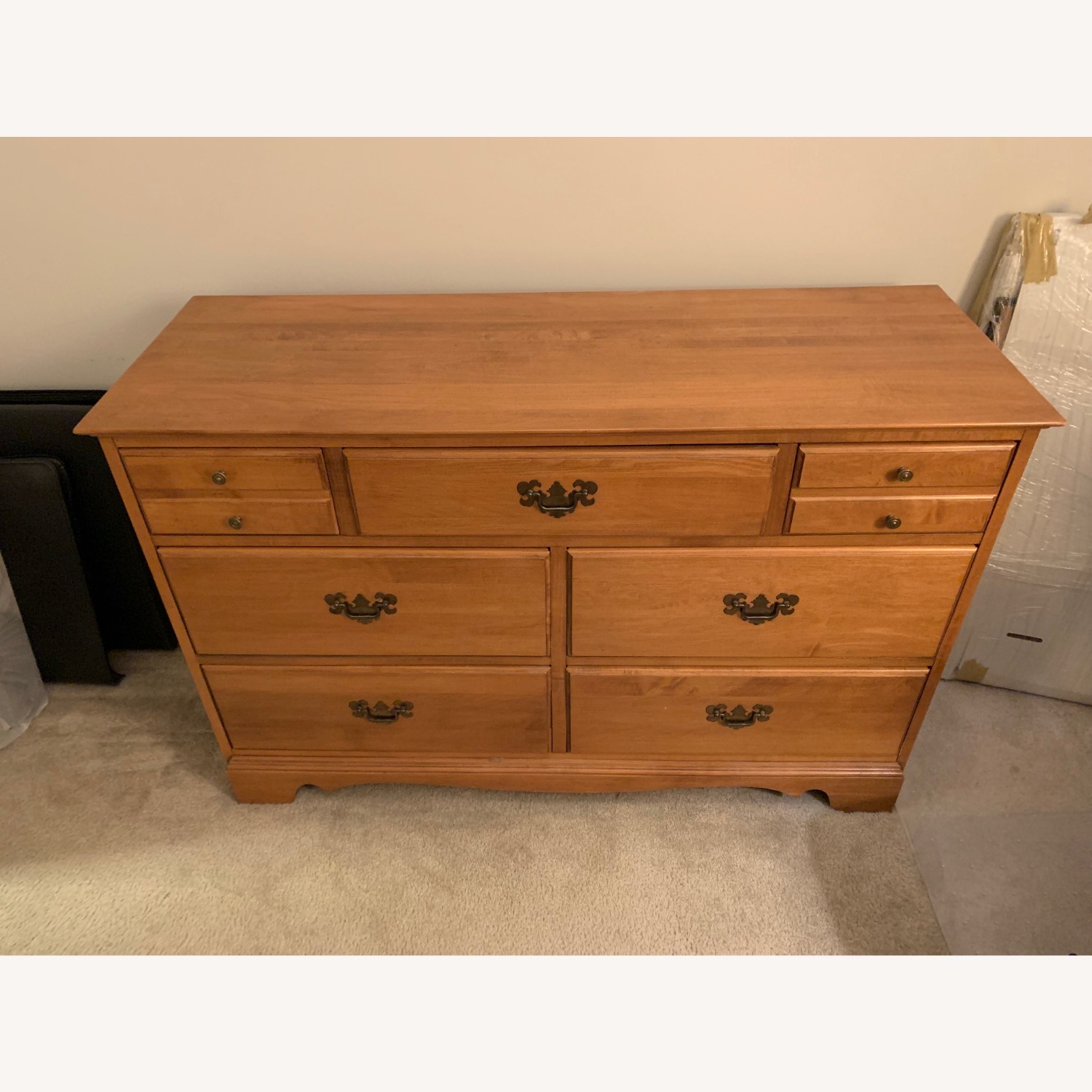 Vintage/Antique Maple Wood Dresser - image-2