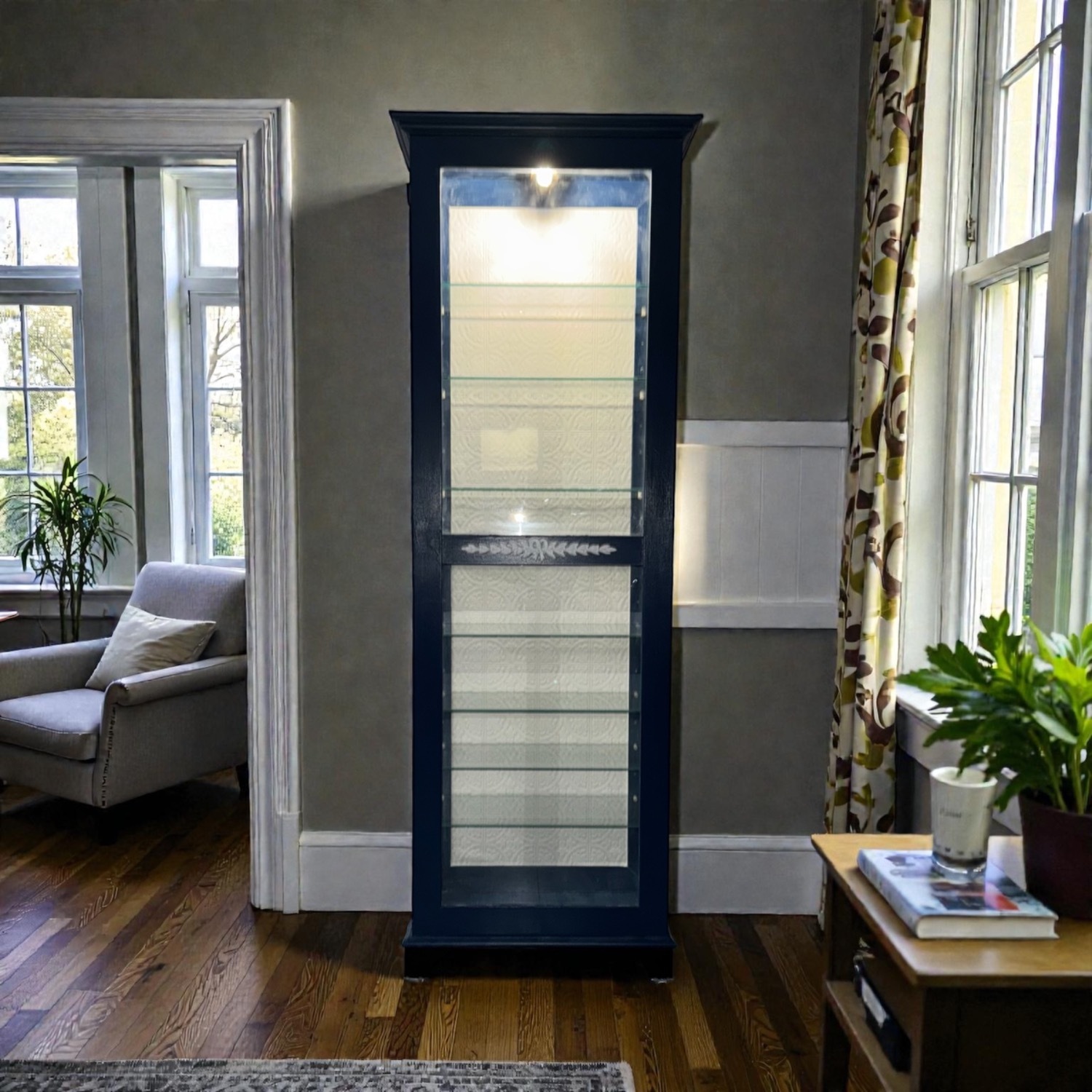 Lighted Curio Cabinet - image-8