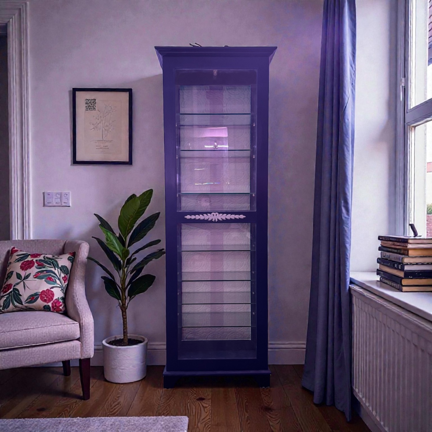 Lighted Curio Cabinet - image-2