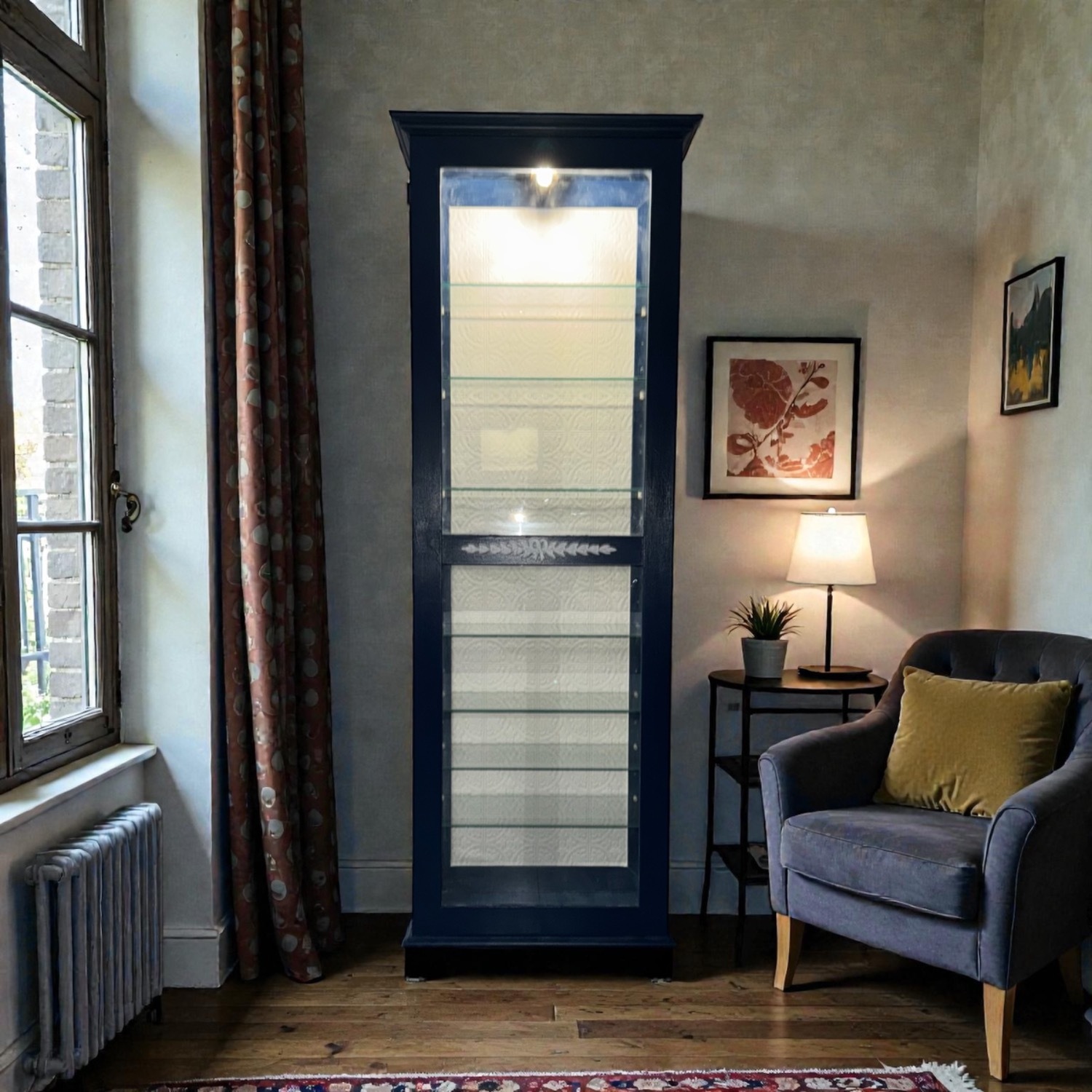 Lighted Curio Cabinet - image-4