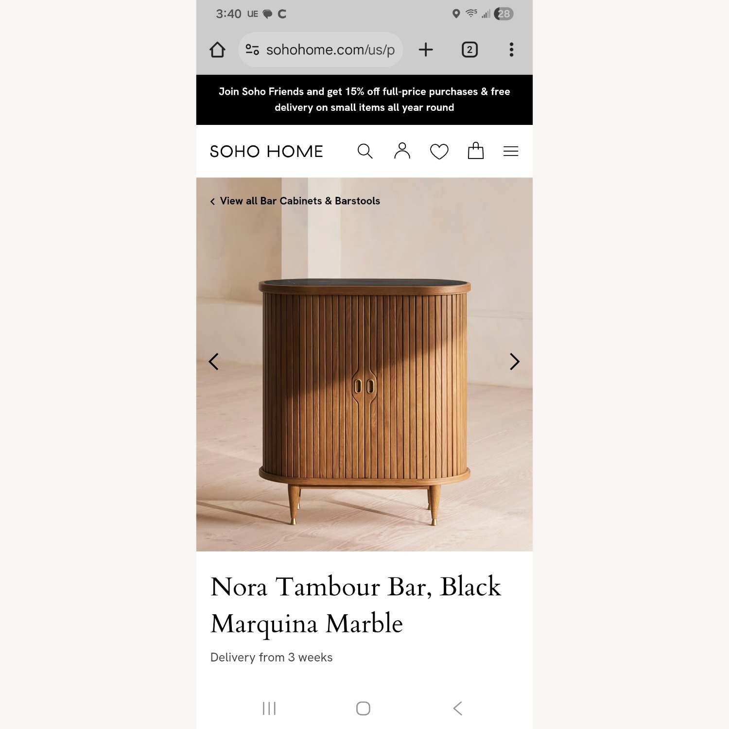 Nora Bar Cabinet - image-1