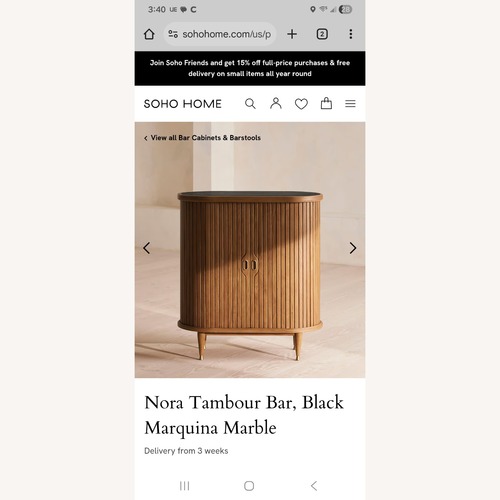 Used Nora Bar Cabinet for sale on AptDeco