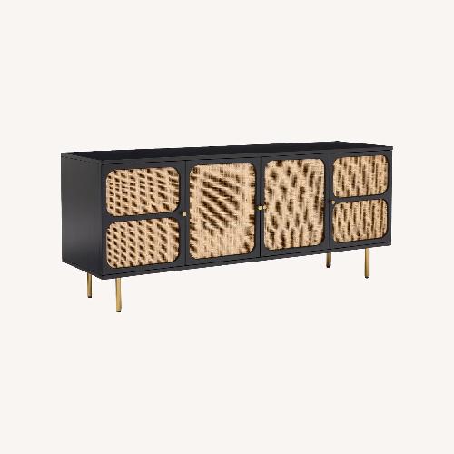 Used West Elm Black Media Storage for sale on AptDeco