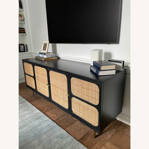 Used West Elm Black Media Storage for sale on AptDeco