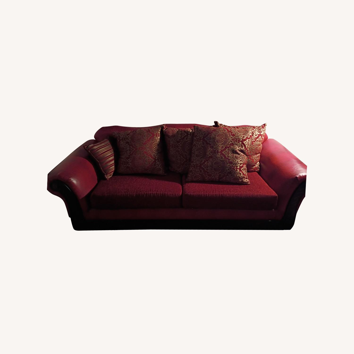 Red The Classy Home Couch - image-0