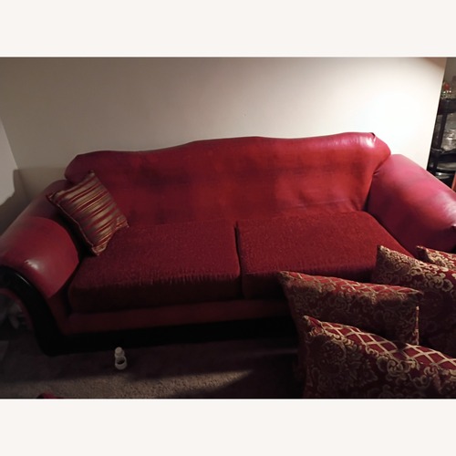 Used Red The Classy Home Couch for sale on AptDeco