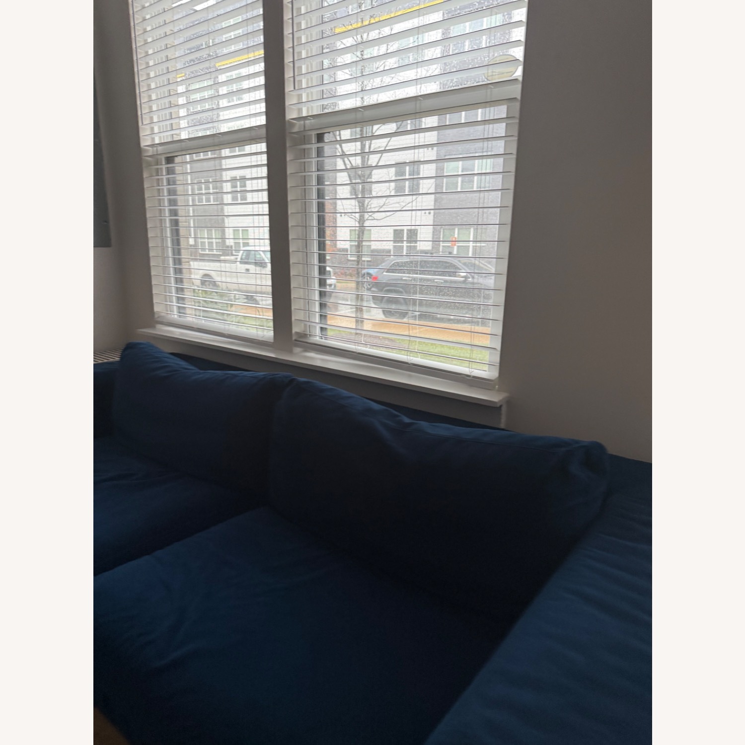 Interior Define Walters Blue Velvet 2 Seater Sofa - image-2