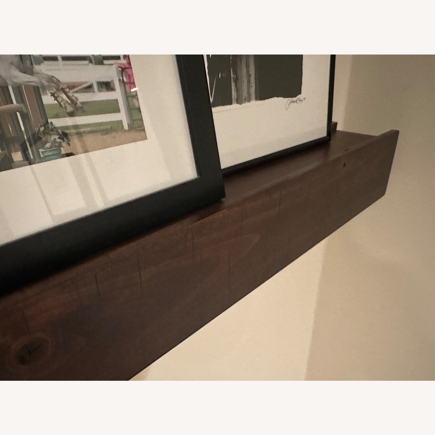 Pottery Barn Dark Brown Floating Shelves - image-4